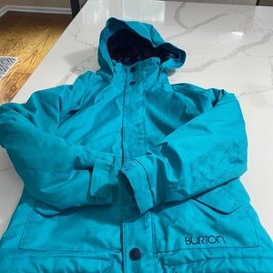 Girls Burton ski / snowboard jacket w hood